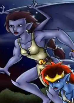 Famous Demona and gargoyles cartoon orgyBT
