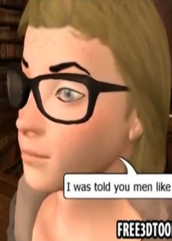 Young and inexperienced 3d cartoon teen gets showed the ropesѸ